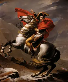 Un cuadro de Napoleón Bonaparte del museo del Louvre