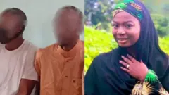 Aworan afurasi Abdurahman Muhamadu Bello ati Yetunde Lawal