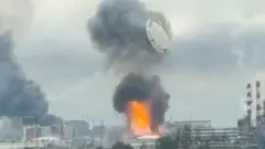 eksplozija i požar