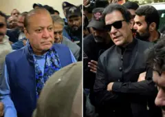 عمران خان اور نواز شریف 