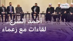 أحمد الشرع.. لقاءات مع زعماء ومسؤولين في قصر الشعب