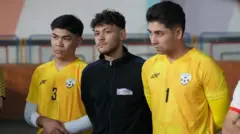 اعضای تیم فوتسال افغانستان 