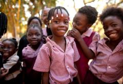 Enfants souriant