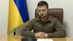 Le président ukrainien, M. Zelensky