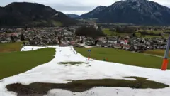 Alplerde bu yıl ortaya çıkan görüntüler, iklim değişikliğine bağlanıyor