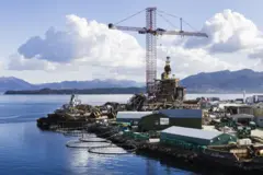 Instalações da indústria petroleira na Noruega