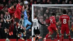 Liverpool da Newscastle a wani wasa
