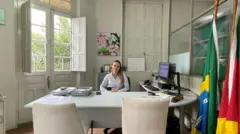 A delegada Aline Martinelli