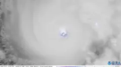 आँधीको स्याटलाइट तस्बिर