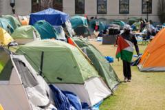 Campamento estudiantil en protesta