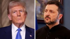 Trump and Zelensky