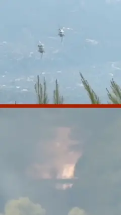 یونان آگ تصادم