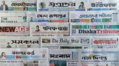 ঢাকা থেকে প্রকাশিত সংবাদপত্র