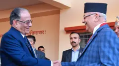 प्रधानमन्त्री प्रचण्ड र केपी ओली