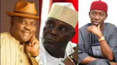 Wike, Atiku àti Okowa