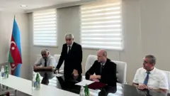 Qaradağ Rayon İcra Hakimiyyətinin başçısının müavini Nadir Muradov çıxış edir