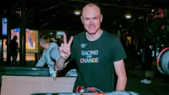 Chris Froome n'ikipe ye bageze i Kigali mu rukerera rwo kuwa kane