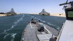 የግብጽ ባሕር ኃይል መርከብ በስዊዝ ካናል