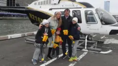 španska porodica, pad helikoptera