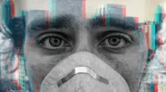 imagem de pessoa de máscara