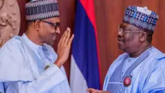 Aarẹ Buhari ati aarẹ ile asofin agba, Lawan
