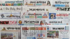 ঢাকা থেকে প্রকাশিত সংবাদপত্র।