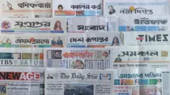 ঢাকা থেকে প্রকাশিত সংবাদপত্র।