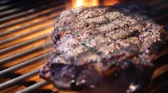 Bife na churrasqueira