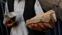 د افغانیو ارزښت کموالی