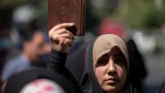 مظاهارت ضد حرق المصحف في العراق وإيران