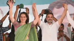 راہل گاندھی، پریانکا