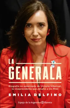 Capa do livro com uma foto da vice-presidente e com título em espanhol "La Generala"