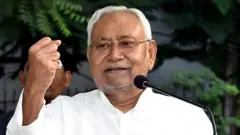 बिहार के मुख्यमंत्री नीतीश कुमार 