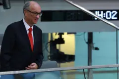 Marszałek Sejmu Włodzimierz Czarzasty odpowiada na pytania niemieckich parlamentarzystów w Bundestagu. 14 stycznia 2026 roku. 