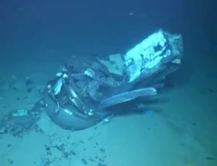 بقایای زیردریایی تایتان بر بستر دریا