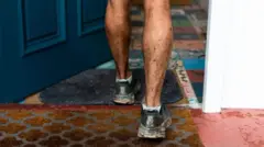 When you walk into the house wearing shoes, it's not just visible dirt you bring with you.