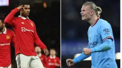 In-form Marcus Rashford and top scorer Erling Halaand