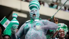 Super Eagles supporters celebrate Nigeria victory