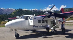 नेपाल वायुसेवा निगमले खरिद गरेको चिनियाँ जहाजको फाइल फोटो