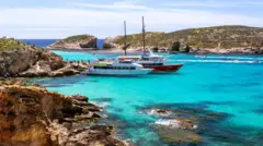 Barcos em Comino