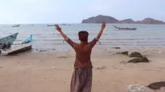 Un pescador en Yemen