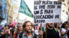 Protesta en Buenos Aires