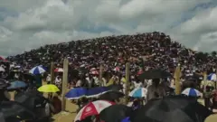 কক্সবাজারে রোহিঙ্গাদের সমাবেশ