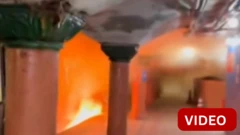 அமெரிக்காவில் ரயிலில் பற்றிய தீ- என்ன நடந்தது?