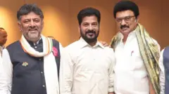 डीके शिव कुमार, रेवंत रेड्डी और स्टालिन