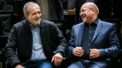 پزشکیان و قالیباف