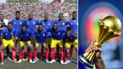 Chad team and Afcon trophy