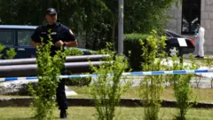 полиција, црногорска полиција, увиђај после убиства припадника шкаљарског клана на Цетињу 