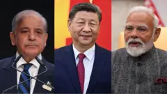 ਸ਼ਹਿਬਾਜ਼ ਸ਼ਰੀਫ, ਸ਼ੀ ਜਿਨਪਿੰਗ ਅਤੇ ਨਰਿੰਦਰ ਮੋਦੀ