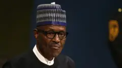 Le président nigérian Muhammadu Buhari